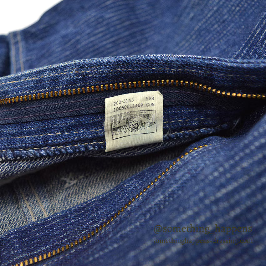 1980's Lee 200 STRIPE DENIM PANTS...W34/L30