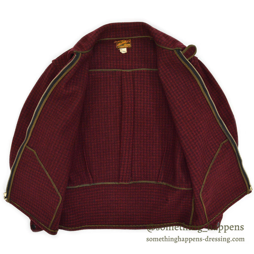 1930's~ MERRIMEL WOOL SPORTS JACKET 扇TALON ... 42