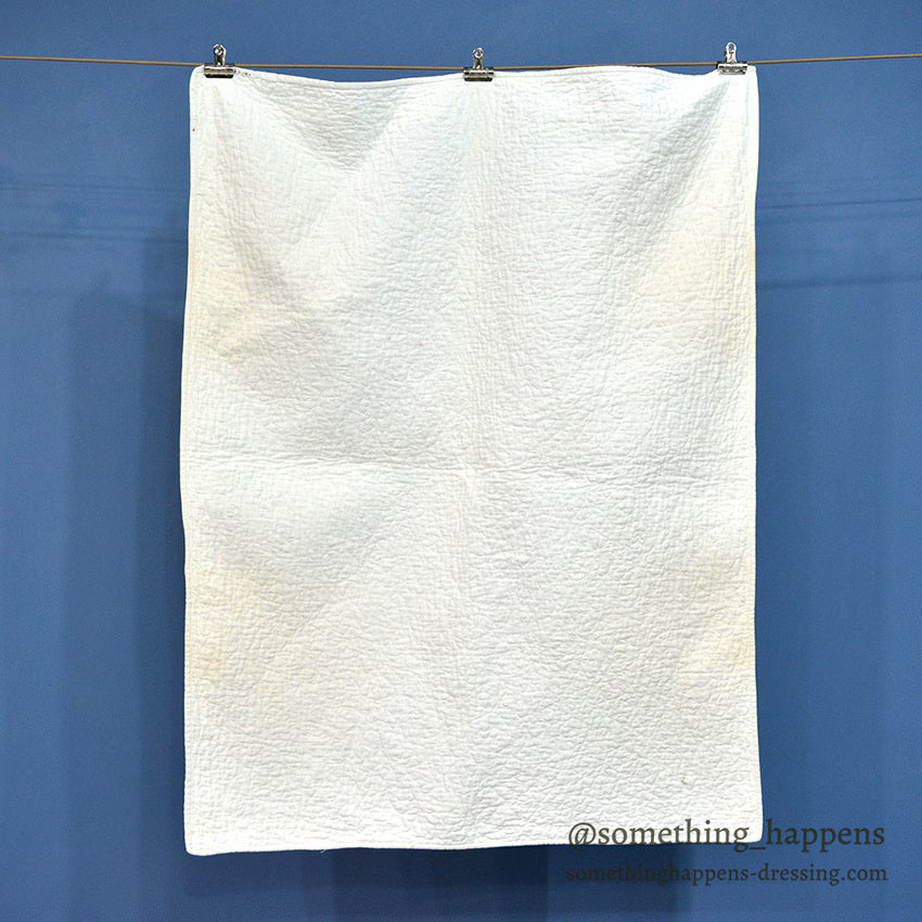 REDWORK HAND EMBROIDERY PATTERN BABY QUILT...85cm/64cm