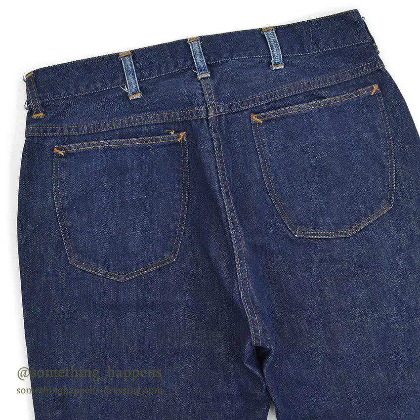 1960's POWR HOUSE MONTGOMERY WARD 101 DENIM PANTS SELVAGE... W34/L29
