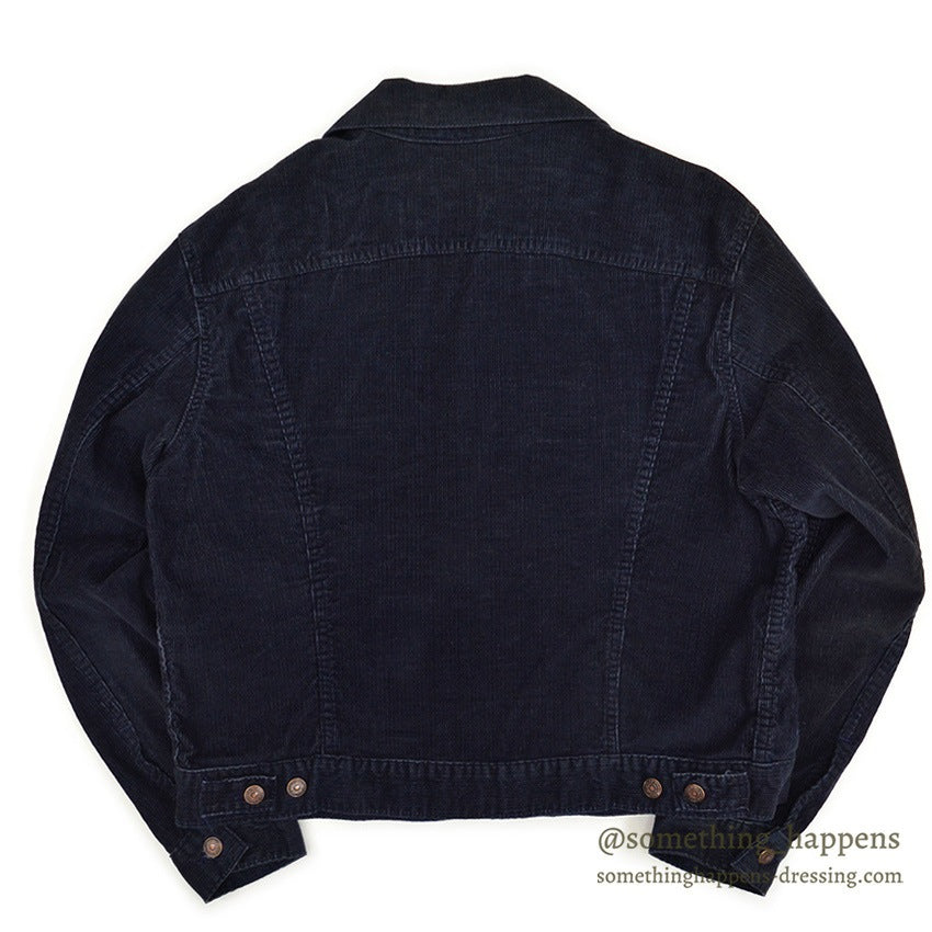 1970's Levi's 70505-1517 CORDUROY JACKET DARK NAVY... 46