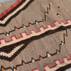 ~1930's NAVAJO RUG DIAMOND / LINE... 175cm/108cm