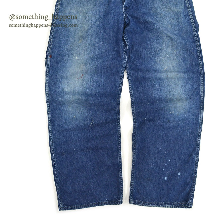 1940's CAN'T BUST'EM DENIM PAINTER PANTS...W33/L29