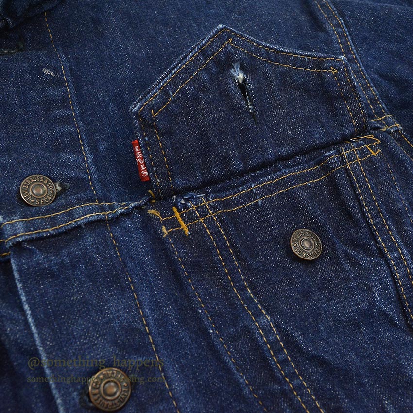 1960's LEVI'S 70505 BIG-E DENIM JACKET... 42