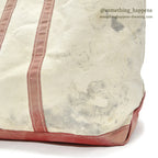 1970s LL Bean Boat and Tote, faded, with cursive tag...