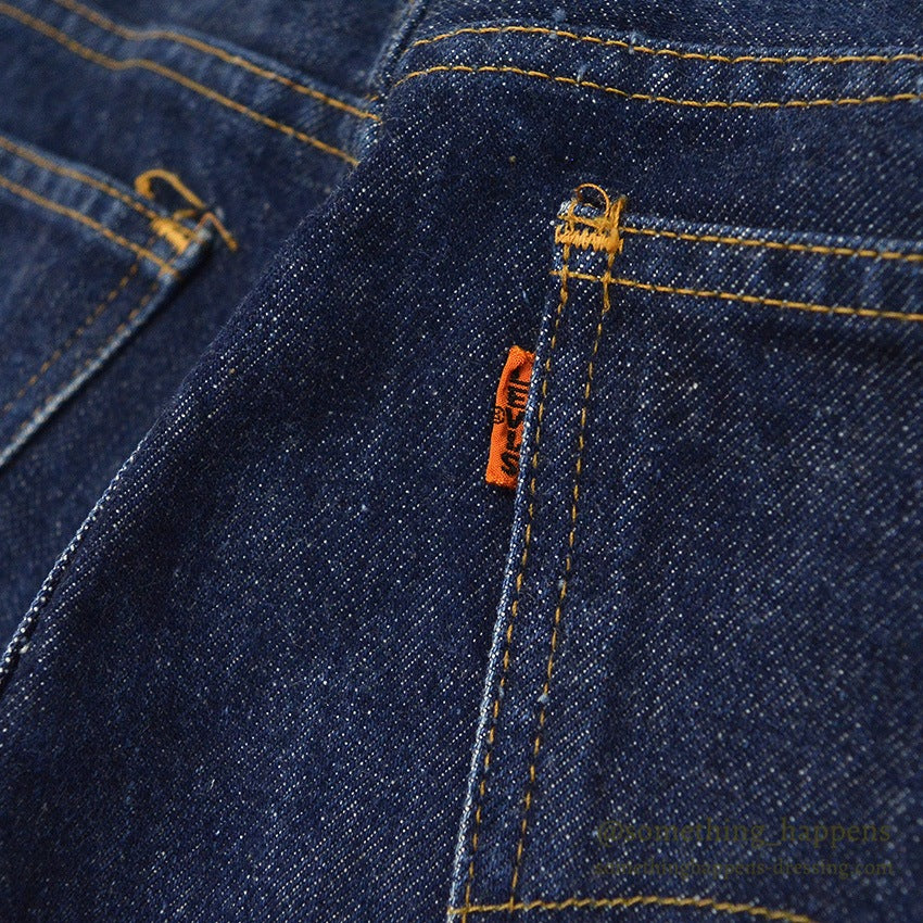 1960's LEVI'S 606 BIG-E DENIM PANTS...W30/L27