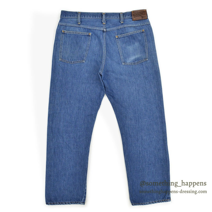 1970's JC PENNEY RANCHCRAFT DENIM PANTS...W36/L29