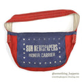 1950's~ SUN NEWSPAPERS HONOR CARRIER DELIVERY BAG...