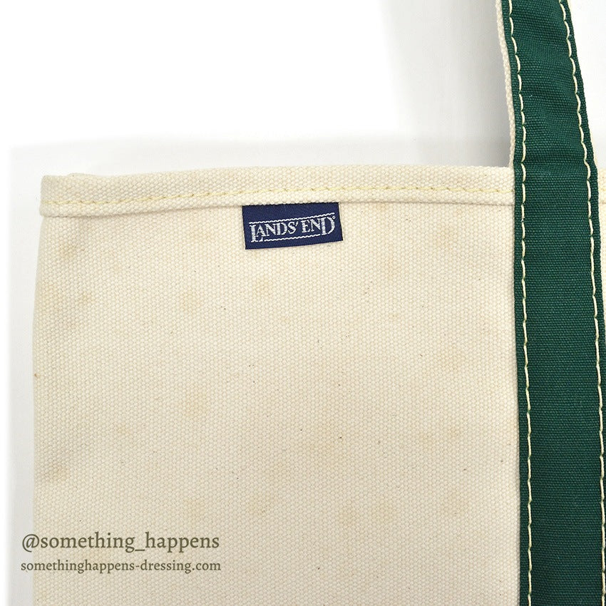 1990's DEADSTOCK LAND'S END CANVAS TOTE... LARGE