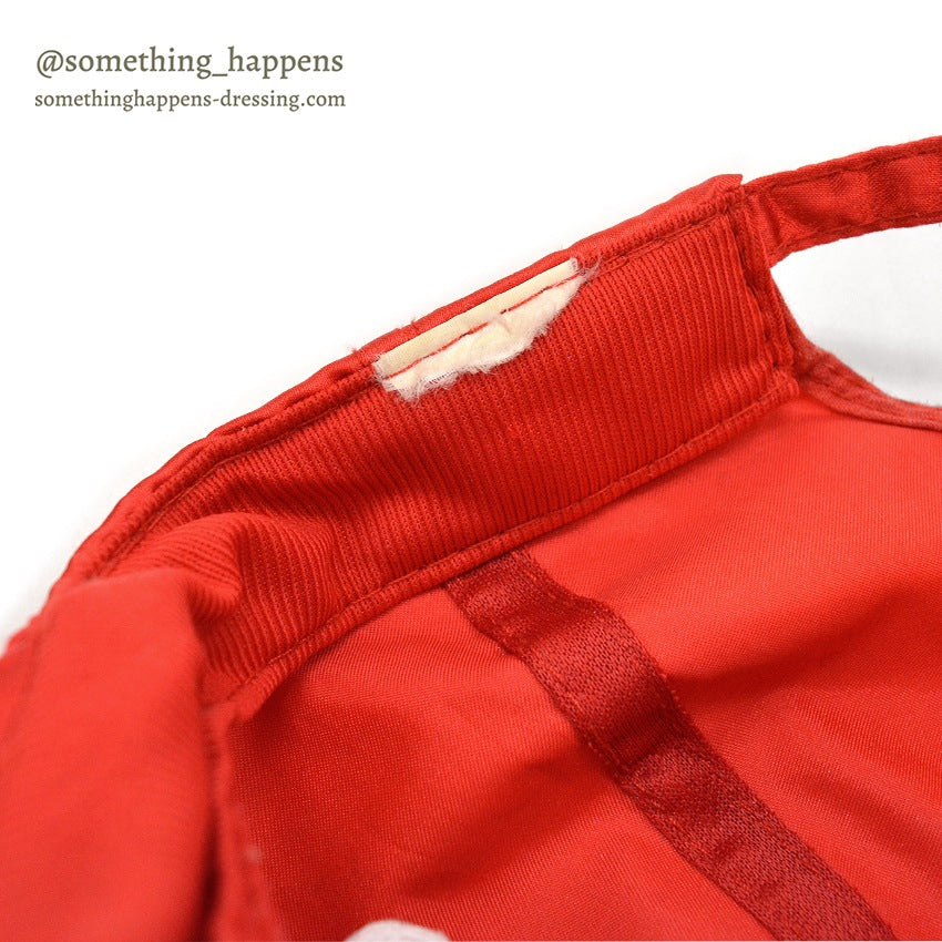 1990's BOOTLEG NIKE AIR JORDAN FLIGHT NYLON CAP RED...