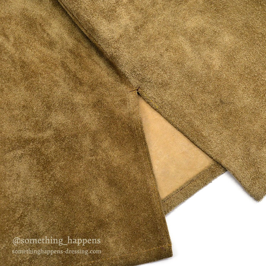 1960's~ SUPERIOR SUEDE LEATHER JACKET BROWN...