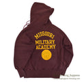 1970's CHAMPION MISSOURI MILITARY ACADEMY REVERSE WEAVE SWEAT PARKA...XS