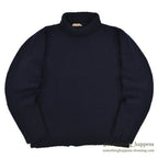 1940's AMERICAN RED CROSS WW2 TURTLE NECK WOOL SWEATER NAVY...