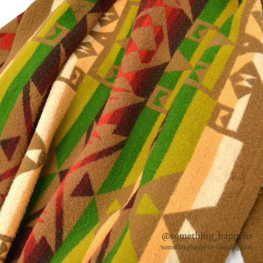 1920's PENDLETON INDIAN BLANKET COAT CHIEF BROWN ...