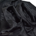 1950's~ JAPAN SOUVENIR JACKET TIGER HEAD UNUSUAL JACKET BLACK...