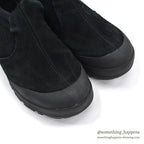LLBEAN PRIMALOFT BLACK SUEDE LEATHER MOC SHOES...9W