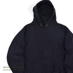 1990's CHAMPION DARK NAVY BLANK REVERSE WEAVE SWEAT PARKA... LARGE