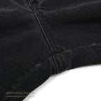 1980's Lee 200 CORDUROY PANTS BLACK 42TALON ... W32/L35