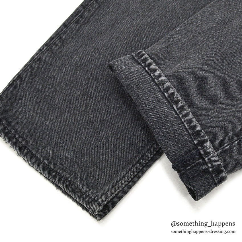 Levi's 501 BLACK DENIM PANTS FADED... W36/L30