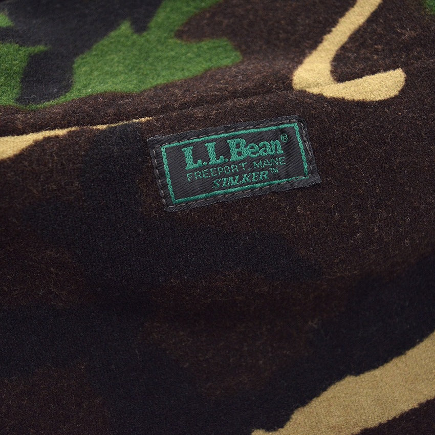 1980's~ LLBEAN STALKER FLEECE CAMO LUMBER PACK...