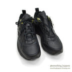 1990's DEADSTOCK REEBOK REJUVENATION BLACK LEATHER SHOES... 27.0cm