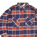 1970's DEADSTOCK MR.LEGGS PLAID COTTON FLANNEL SHIRT ... L