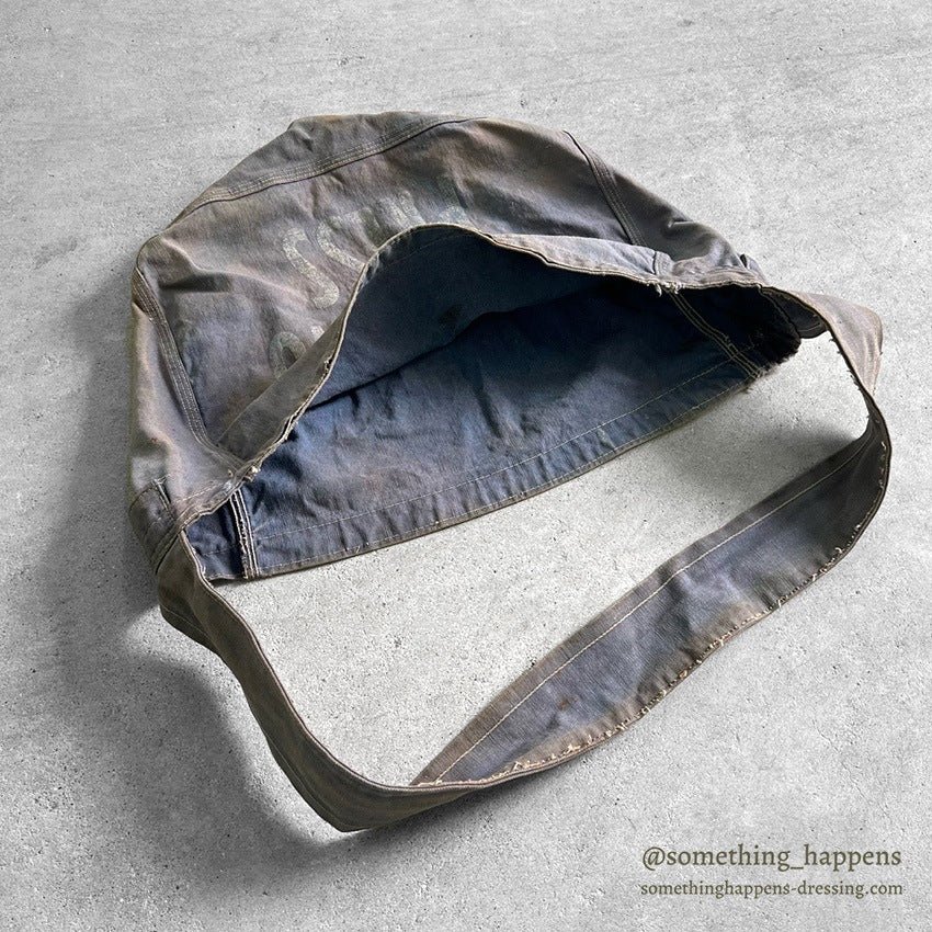 1940's~ THE MORNING PRESS FADED NAVY NEWSPAPERS BAG...