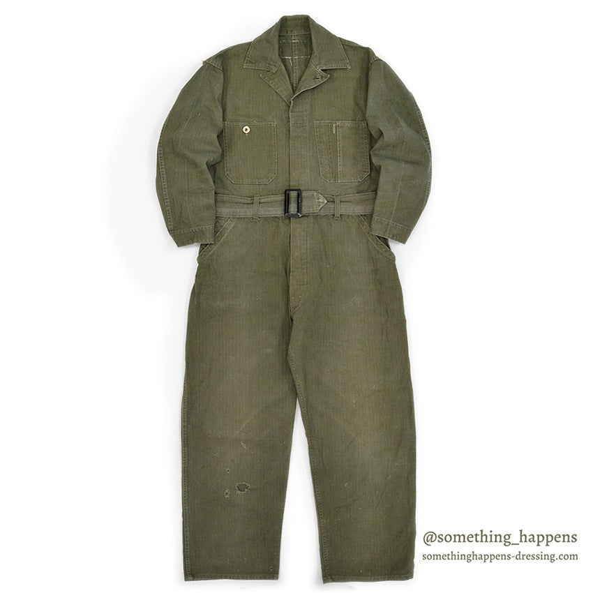 1940s WW2 HBT COVERALL...