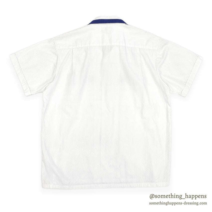 1960's TOWNCRAFT PENNEY'S ALL COTTON S/S SHIRT ... M