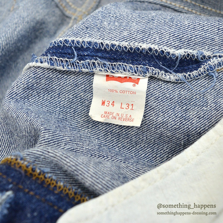 1980's Levi's 501 DENIM PANTS CHOPPED ... W32