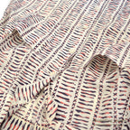 1950's GEOMETRIC PATTERN RAYON SHIRT...