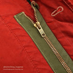 1950's~ HERCULES RED COVERALL BLANKET LINING MODIFIED...