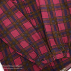 1960's BIGMAC PRINT FLANNEL SHIRT RARE COLOR... L
