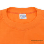 1960's DEADSTOCK BRENT ORANGE FREEDOM SLEEVE SWEAT SHIRT ... L