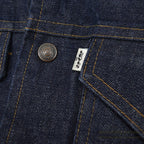 1960's LEVI'S 70579-0217 BIGE DENIM BOA VEST... 36