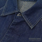 1940's PAYDAY WW2 DENIM COVERALL / DARK...