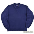 1980's PATAGONIA HEAVY WEIGHT COTTON POLO SWEATER ... M