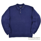 1980's PATAGONIA HEAVY WEIGHT COTTON POLO SWEATER...M