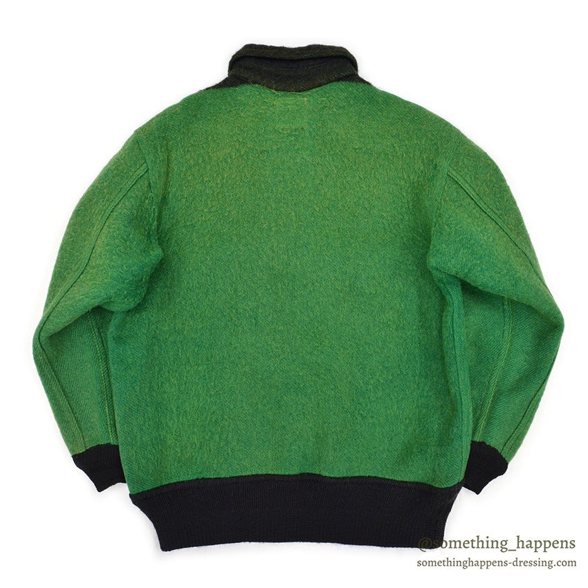 1920's HUDSON'S BAY COMPANY TWO-TONE WOOL JACKET / CHIN STRAP...