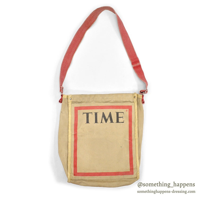 1980's~ TIME MAGAZINE CANVAS BAG...
