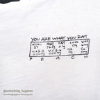 1990's GRAVITY GRAPHICS AUGUSTA PEACH T-SHIRT... L