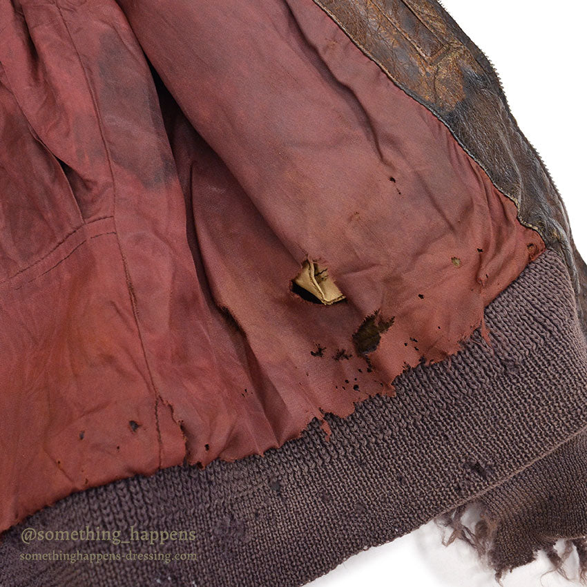 1940's USNAVY M-422A FLIGHT JACKET / GORDON & FERGUSON CO. ... 36