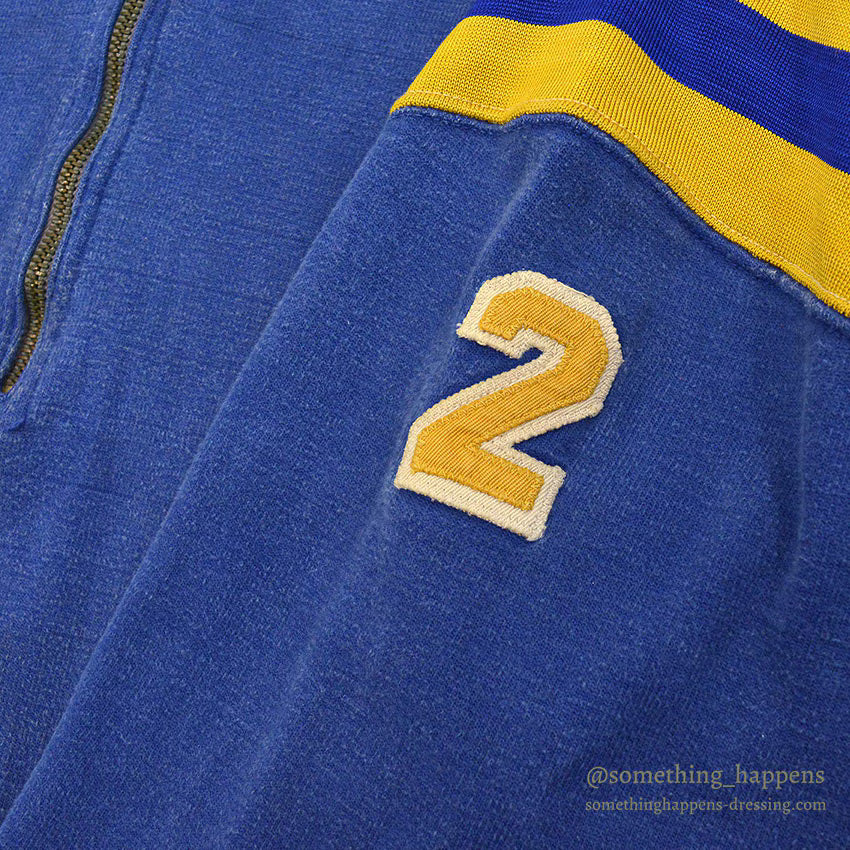 1950's CHATTANOOGA ATHLETIC HALF-ZIP SWEAT SHIRT...