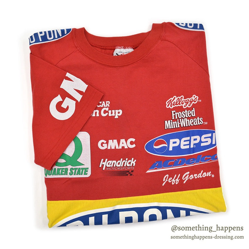 1990's CHASE ALL OVER RACING SPONSOR PRINT T-SHIRT ... M