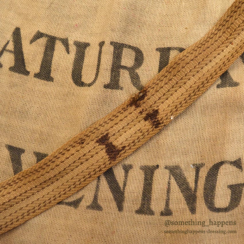 OLD THE SATURDAY EVENING POST DELIVERY BAG / RARE...
