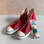 1990's CONVERSE ALL STAR HI/RED...91/2