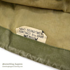 1940's U.S.NAVY WW2 FOUL WEATHER PARKA / TWO-TONE ... M