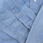 1980's FIVE BROTHER CHAMBRAY SHIRT...L
