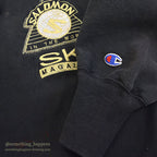 1990's CHAMPION SALOMON REVERSE WEAVE SWEAT SHIRT / BLACK ... L