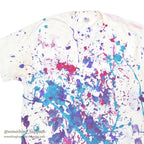 1990's JOCKEY ABSTRACT PAINT & PEACE , HONEY SKULL T-SHIRT ... XL